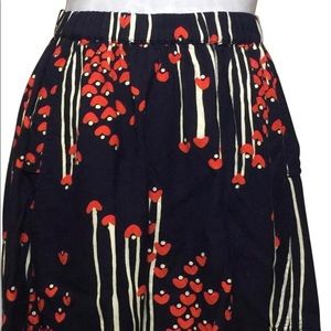Cooperative Heart Print Skirt